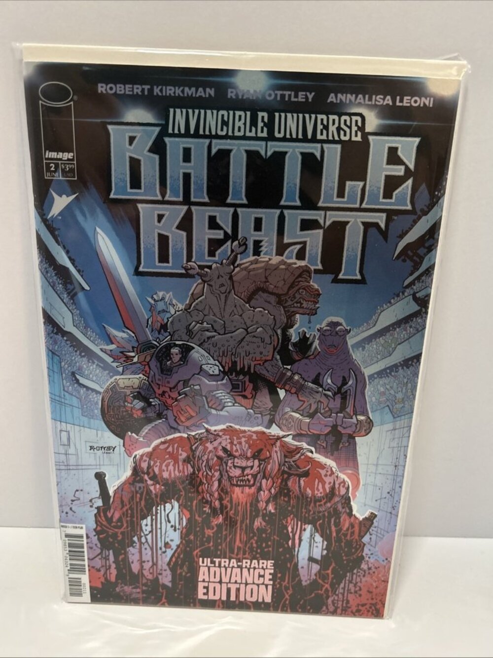 Invincible Universe: Battle Beast #2 Ultra-Rare Advance Edition Image Comics